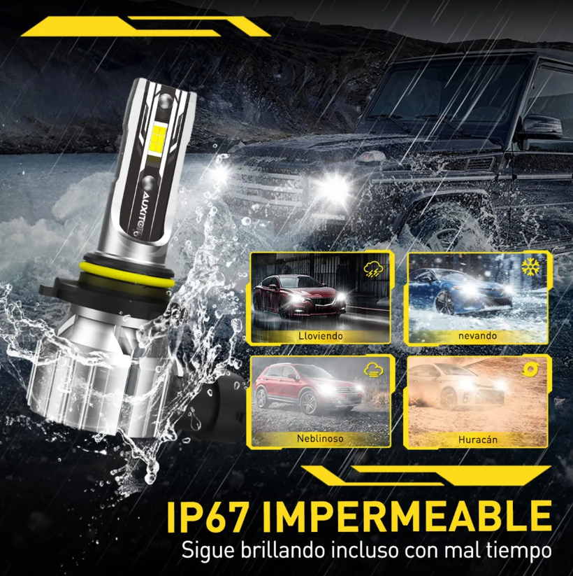 Kit De Faros Led, Luz Antiniebla