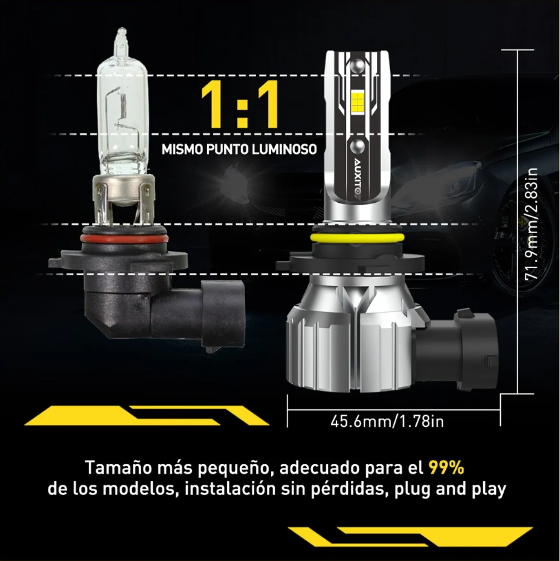 Kit De Faros Led, Luz Antiniebla