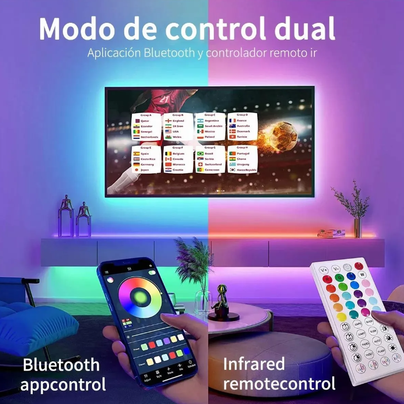 Tira de luces Genérica LED Strips 3535 RGB 30m