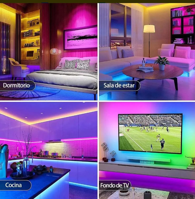 Tira de luces Genérica LED Strips 3535 RGB 30m